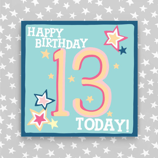 Picture of HAPPY BIRTHDAY 13 TODAY PINK